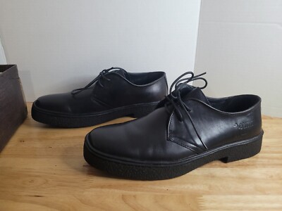 Men\'s Playboy dress shoes black leather Vintage Wingtip Oxfords by Playboy Men main image 4