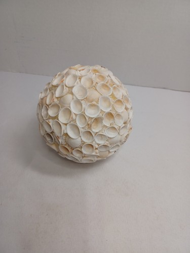 "Esfera de conchas marinas 6,5"" playa, decoración náutica" - Imagen 3 de 6