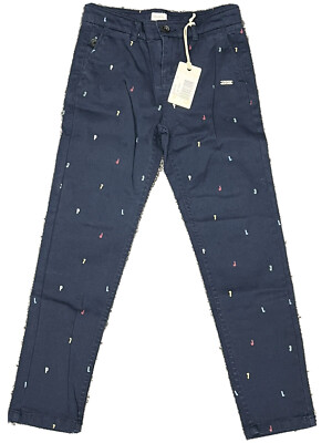 Pepe Jeans blau Chinounterteil Hose Hose Größe: 8-128 Taille 24 Bein 22 Mädchen