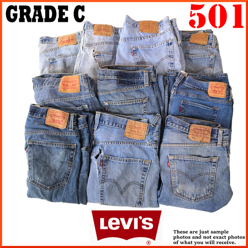 DAMAGED VINTAGE LEVIS 501 JEANS GRADE C MENS W30-W40 UPCYCLING/DISTRESSED  LEVI | eBay