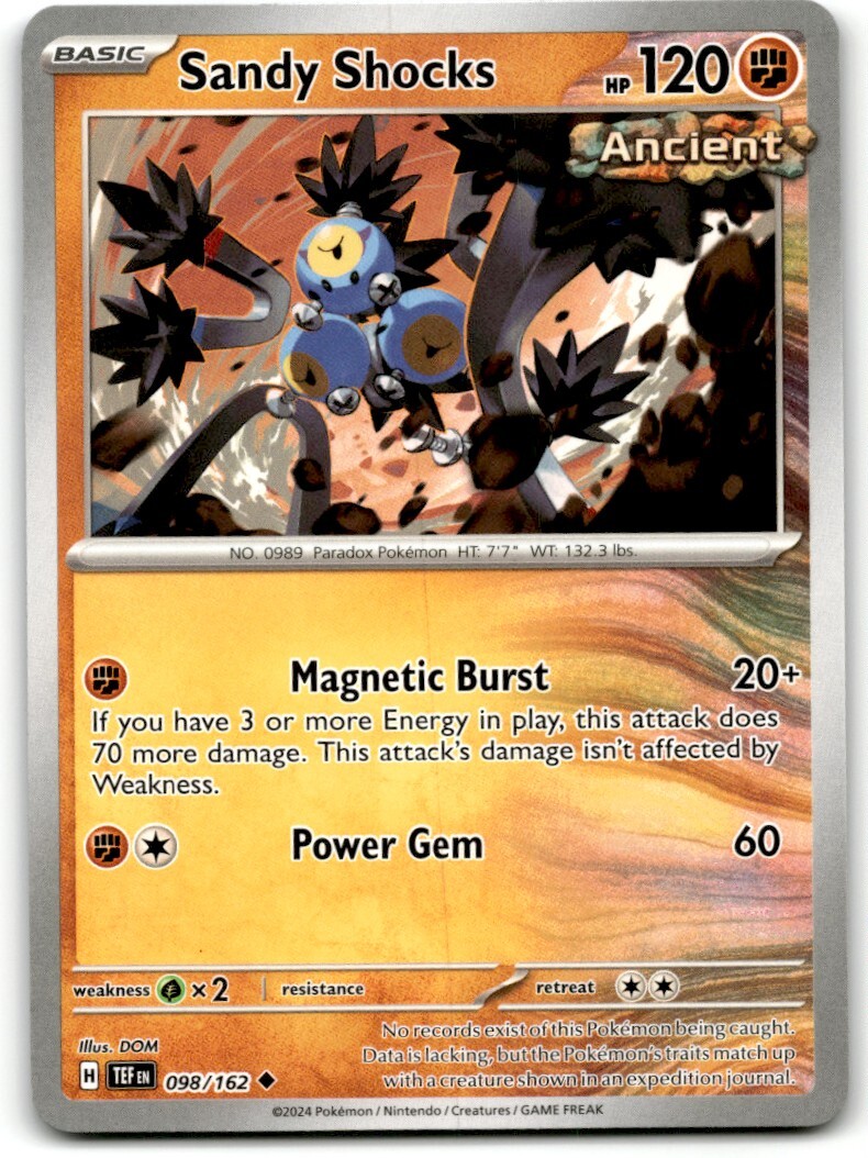 Pokemon Trading Card TCG Sandy Shocks #98