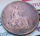 1890 Victoria Penny — photo from another recent sale