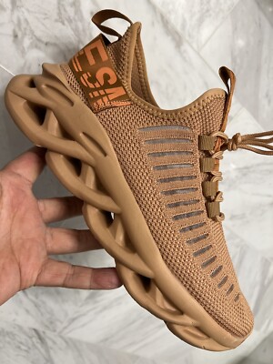 ESMLIES Lightweight Sneakers Men's USA 12 M Coral Red