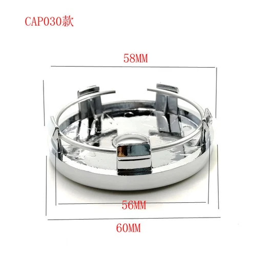 4pcs60MM Car Wheel Hub Center Cap Cover Cars Trucks Wheels Tires Parts Wear Part - 第 5 张/共 8 张