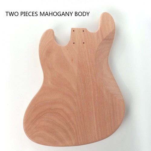 DIY 4String Electric jazz Bass Kit Mahogany Body Roasted Canadian Maple FN - Picture 3 of 6