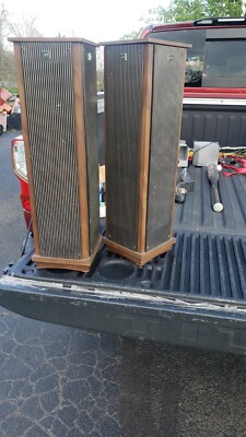 Vtg RARE JVC VS-5399 SPEAKERS Bi-Directional Corner Speakers 1970s
