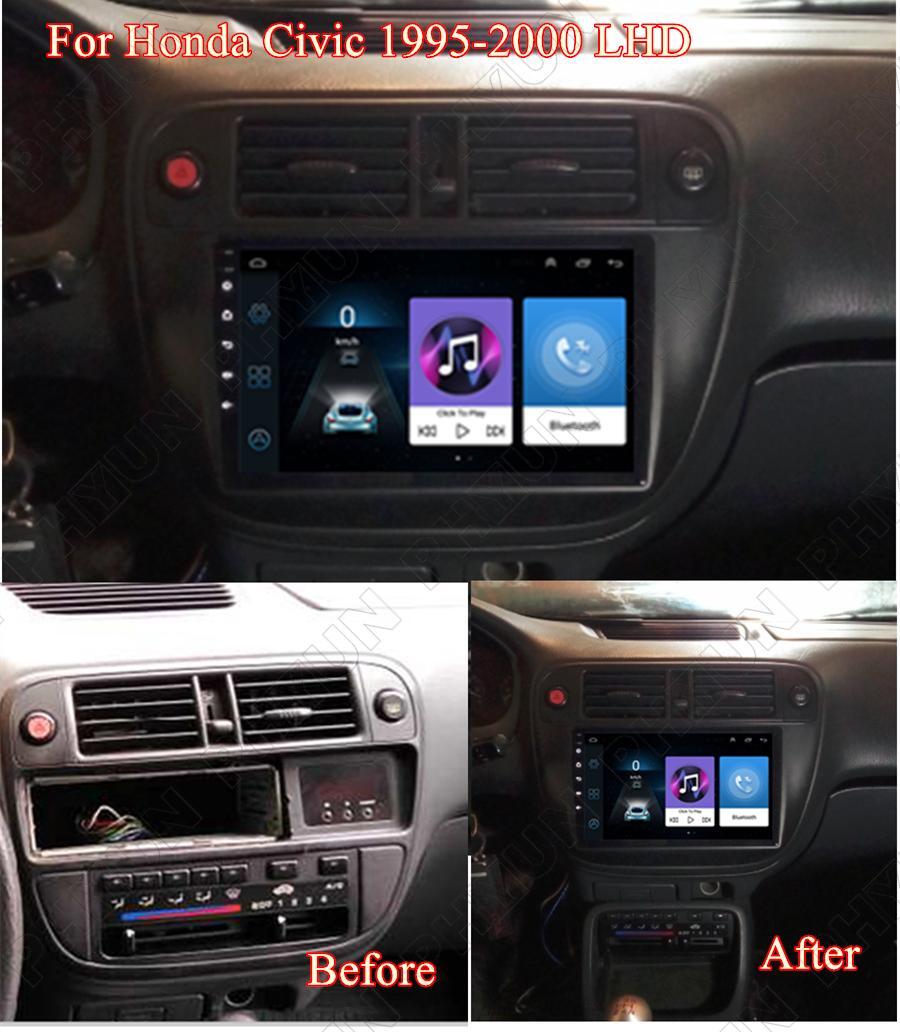 9'' For 1995-2000 Honda Civic LHD Android 10.1 Stereo Radio GPS