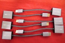 Lot of 6 Itanda DisplayPort to VGA Adapter Grey Bundle