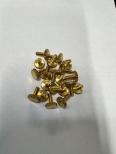 Knurled Thumb Screw Brass 6-32 Thread 3/8 length - 20 Pieces -  936sp3