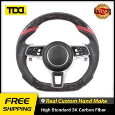 Tdd Carbon Fiber Steering Wheel For Porsche Cayenne Cayman Panamera 911 918