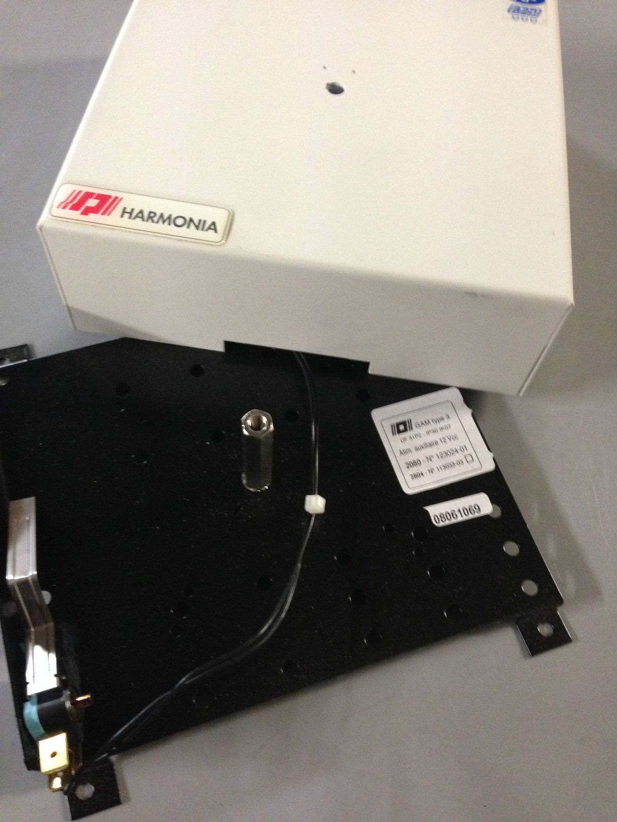 Alarme boîtier d'alim auxiliaire Harmonia Gam Type 3 pour protection anti-intrusion