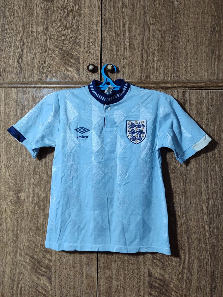 England Team Umbro Football Shirt 3rd 1987/1988/1989 Soccer Kids Size 30-32
