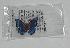 Butterfly Transfer Rub On Vintage Premium Prize Taiwan New In Package Small