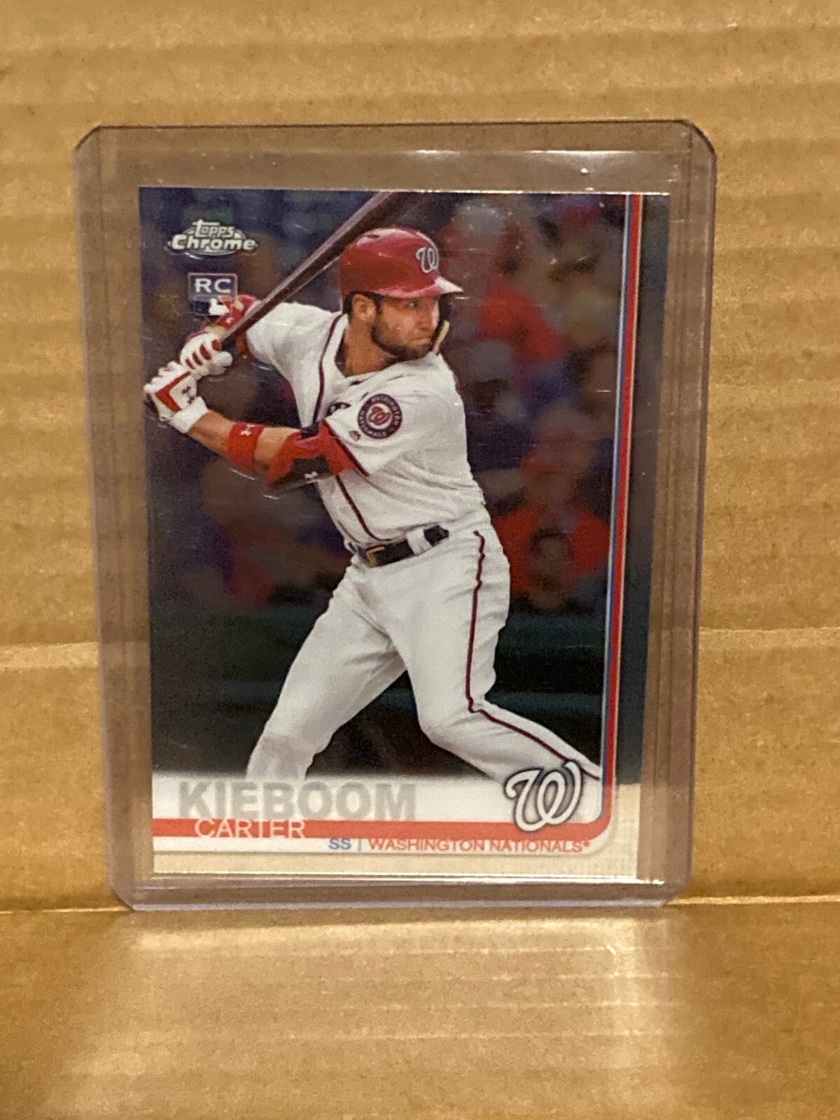 2019 Topps Chrome Update #22 Carter Kieboom RC Rookie Nationals