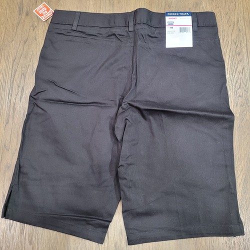 French Toast Girls Bermuda Shorts Size 18 Gray Adjustable Waist Stretch NWT - Picture 2 of 5