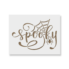 Spooky Stencil - Durable  Reusable Mylar Stencils
