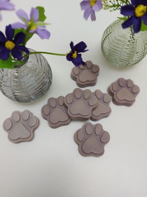 25g Gromwell Repairing Soap Small Animal Paw Pattern Natural Herbal Cold Process