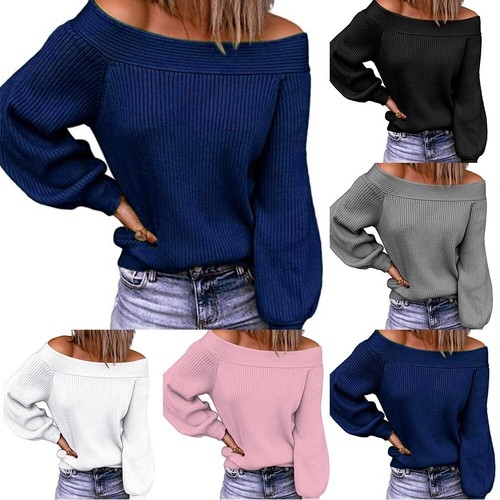 Jumper Tops Knitted Sweater L-3XL 