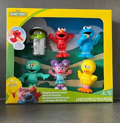 JUST PLAY ⭐️‼️ Sesamstrasse 6 Figuren Nachbarschaftsfreunde Elmo Krümelmonster Spielzeug