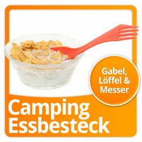 Spork Messer-LöFfel-Gabel Multitool Essbesteck Besteck FüR Trekking & Camping