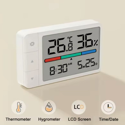 Xiaomi MiaoMiaoCe Intelligent Thermometer Hygrometer Meter Multi Function Clock