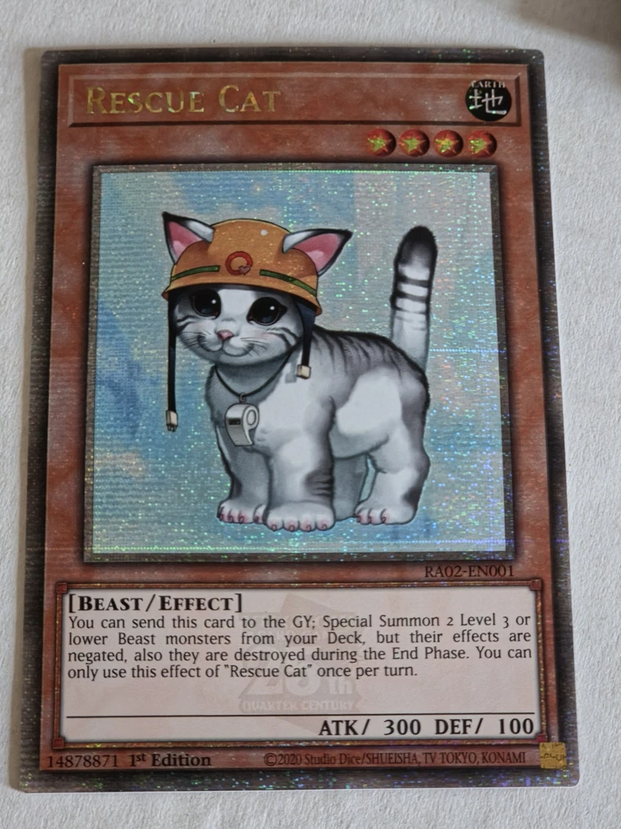 Rescue Cat RA02-EN001 25th Anniversary Rarity Collection II for
