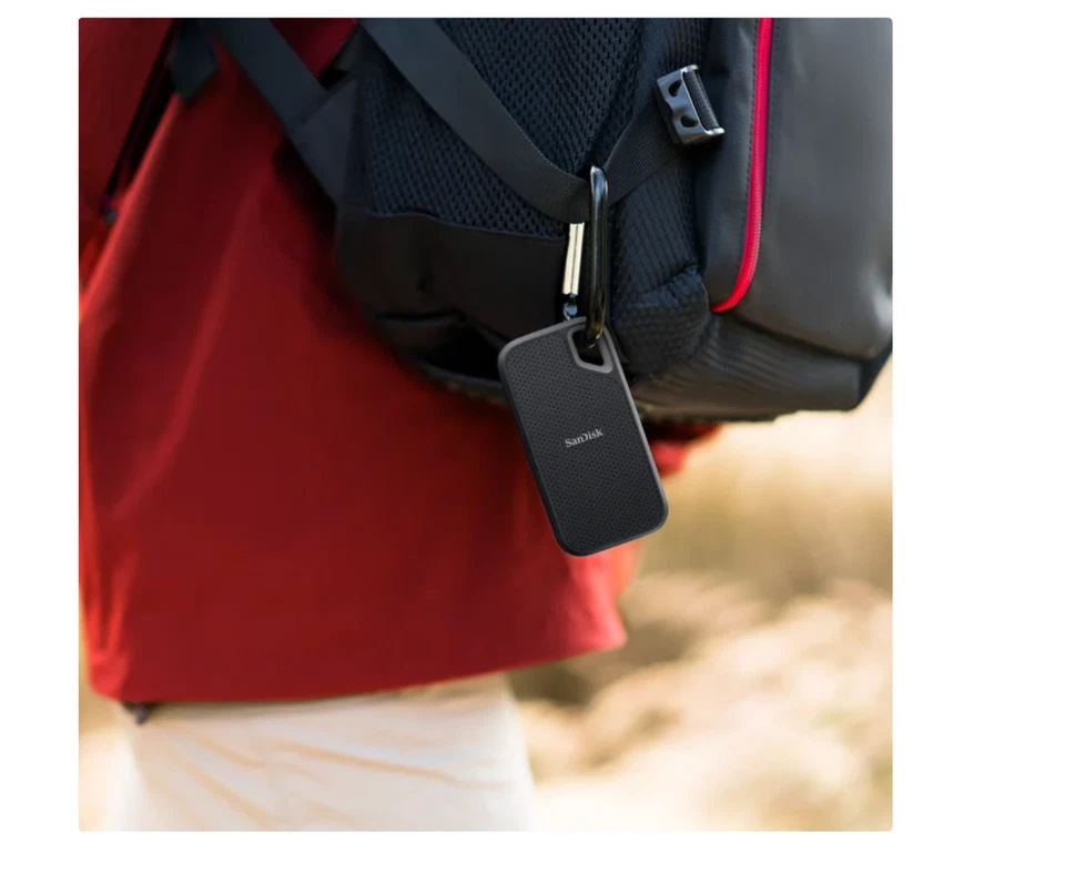 SanDisk 2TB Extreme Portable SSD-upto 1050Mb/s V2, SDSSDE61-2T00-AW25 - Image 3 of 4