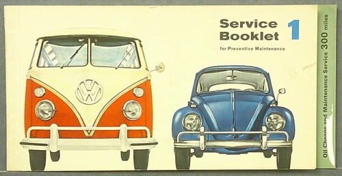 1966 Volkswagen Service Booklet 1