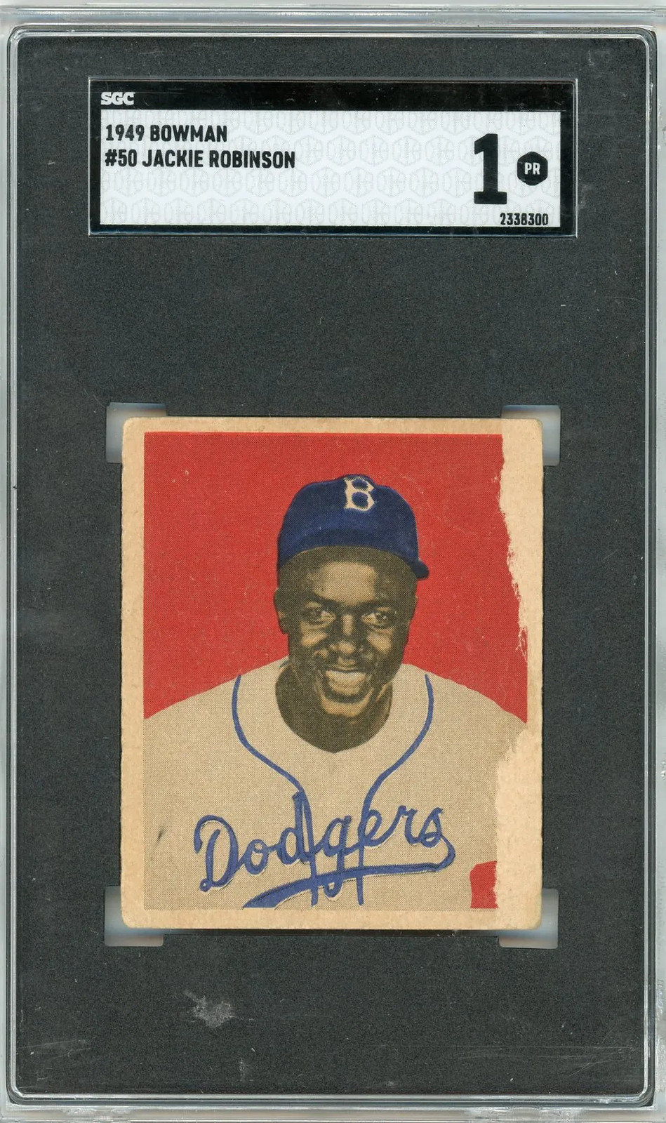 1949 Bowman Jackie Robinson #50 SGC 1