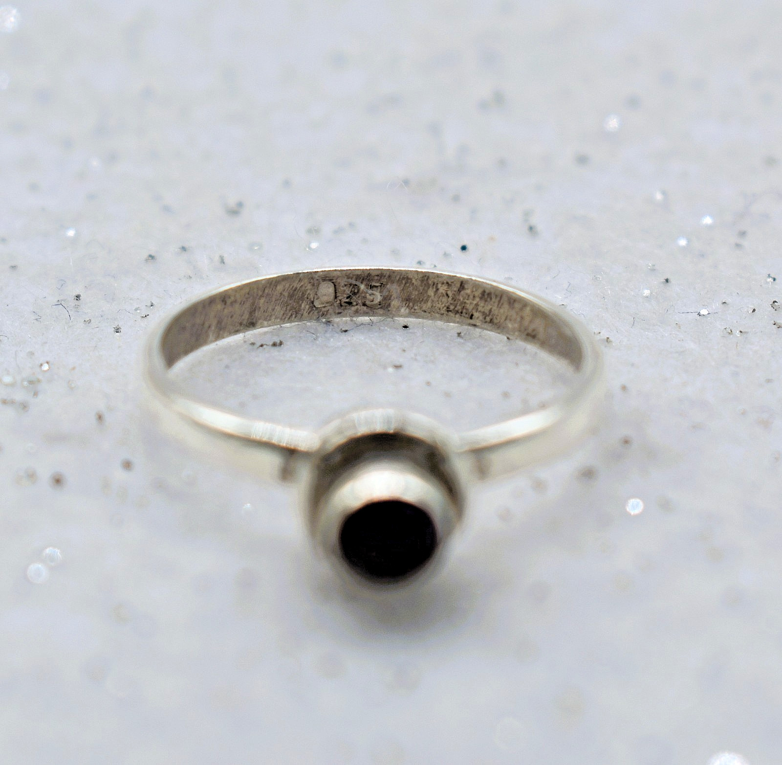 Amethyst Cabochon Sterling Silver Stackable Ring … - image 6