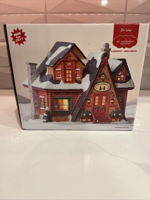 St Nicholas Square Village Ski Lodge 2017 Illuminated