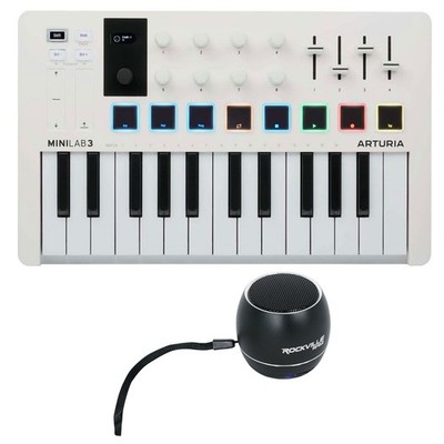 Arturia Minilab 3 25-Key USB MIDI Keyboard Controller+Portable Bluetooth Speaker