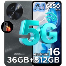 DOOGEE Note 59 Pro+ Android 16 Smartphone Ohne Vertrag 5G 36GB+512GB 6250mAh NFC