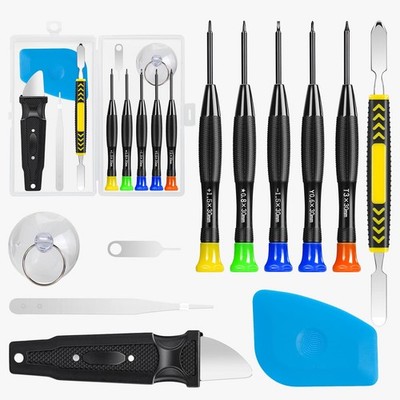 12tlg. Telefon Reparatur Werkzeug Set, Werkzeugset mit 5