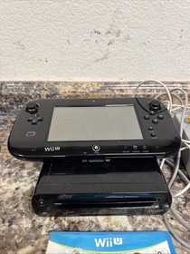 Nintendo Wii U 32GB Home Console Bundle - Black w/ super smash bros 