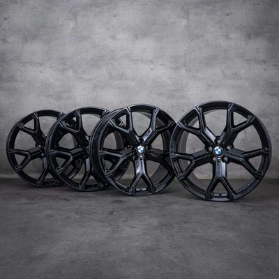 BMW X5 X6 21 Zoll G05 G06 Felgen Styling 741 M 8071998 8071999 schwarz glanz - Bild 1 von 4