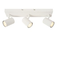 Deckenspot Weiß 3-Flammig Schwenkbar Drehbar L:40 Cm GU10 Deckenlampe Flur