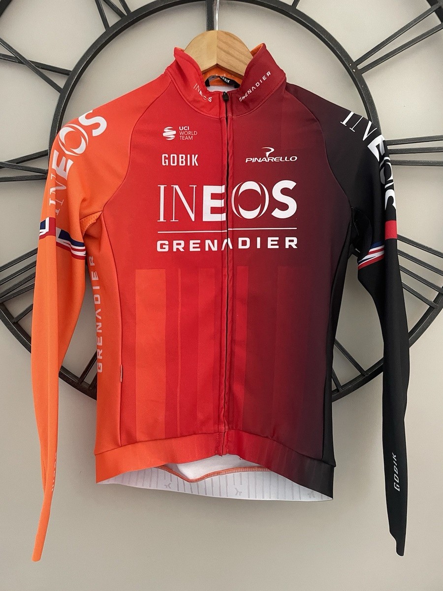 Ineos Pro Team Issue Thermal Jersey GOBIK Small UK