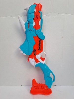 Nerf N-Strike Elite Dinosquad Tricerablast Blaster funktionstüchtig sehr guter Zustand