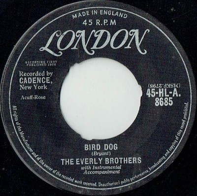 Everly Brothers - Bird Dog / Devoted To You (7'', Single, Tri)