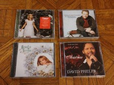 4 NEW Christmas Cd Lot Steven Chapman, David Phelps, Kathie Gifford, J. Evancho