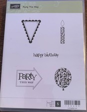 Stampin' Up Stamp Set - Party This Way - Gently Used