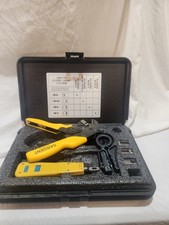 Sargent Tools TK 2770 LAN Crimp Tool Kit Made In USA 2700 WITH PUNCH AND DIES