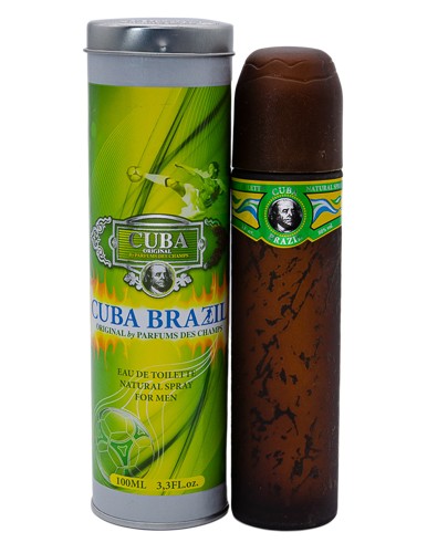 Cuba Brazil 3.3 / 3.4 oz EDT Cologne for Men New In Box