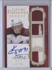 2008-09 O-Pee-Chee Premier Gold Spectrum 11/15 Kyle Turris #74 Auto 0c3