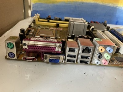 ASUS P5B-VM DO Socket 775 M-ATX Motherboard W/ C2Q Q6600 SLACR +