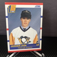 1990-91 Score - First Round Draft Choice Jaromir Jagr #428 (RC)