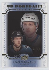 2019-20 Upper Deck UD Portraits Rookies Platinum Blue 10/25 Lean Bergmann 01ks