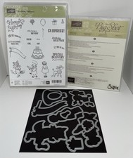 Stampin Up BIRTHDAY DELIVERY stamp set and Birthday Friends Framelits Dies set