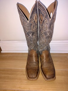 Bottes Cowboy Buckaroo Twisted X – Garçon – Taille 4.5 – Cuir Marron – Occasion
